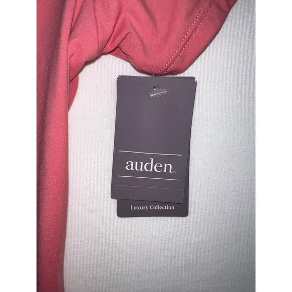 Auden Bodysuit Womens Large Pink Short Sleeve Snap Gusset Luxury Collection - Picture 3 of 8